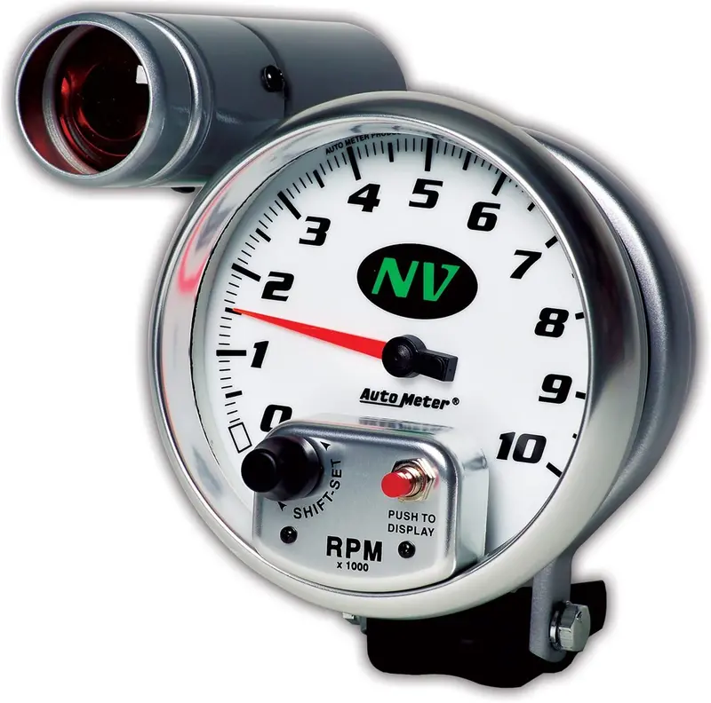 Auto Meter 7499 Shift-Lite 5" 10000 Rpm Nv Tachometer 1