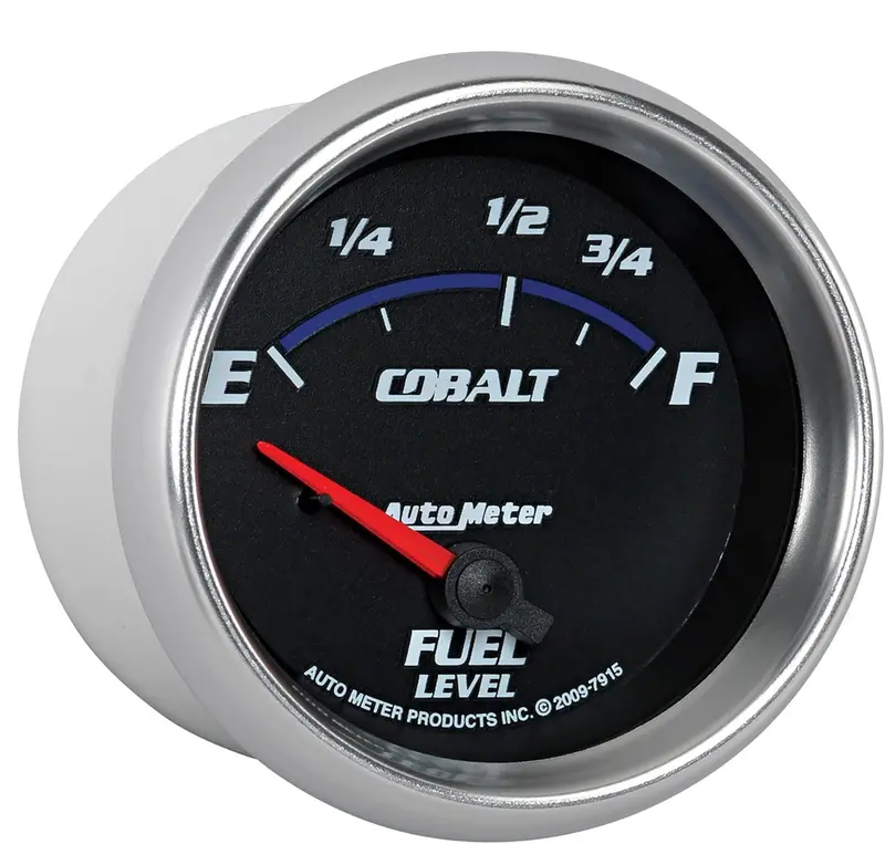 Auto Meter 7915 Cobalt 2-5/8" 73 E/ 10 F Short Sweep Electric Fuel Level Gauge 1