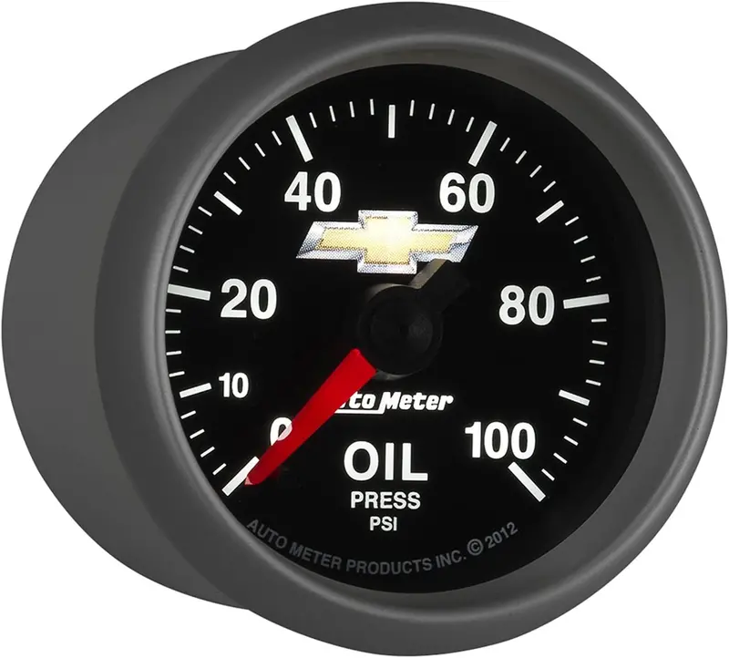 Auto Meter 880447 Gm Series Electric Oil Pressure Gauge,2.3125 In. 1