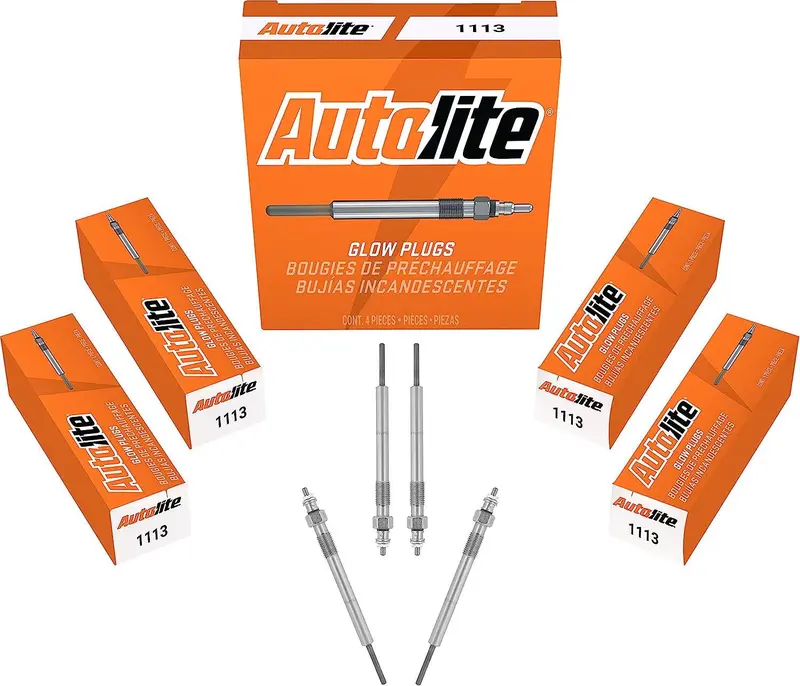 Autolite 1113 Automotive Replacement Glow Plug For 2001-2005 Chevrolet/Gmc 6.6L Super Duty Diesel Engines (1 Pack) 1