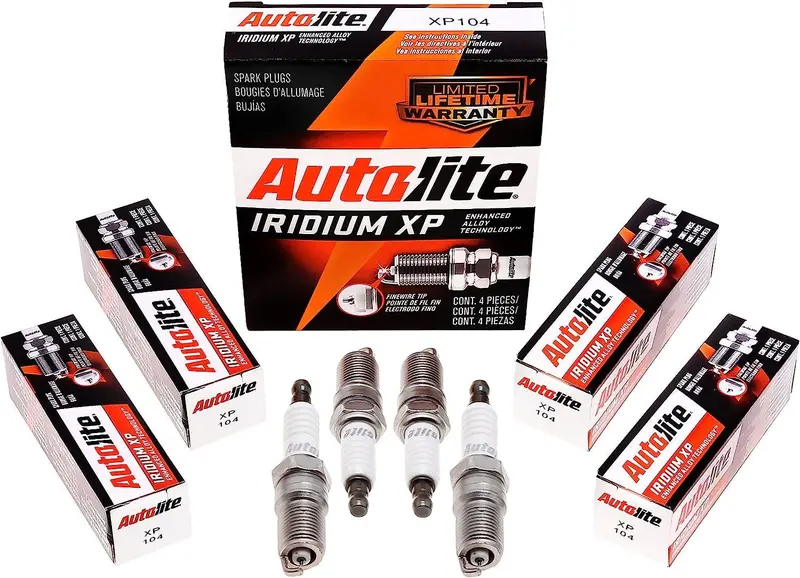 Autolite Iridium Xp Automotive Replacement Spark Plugs, Xp104 (4 Pack) 1