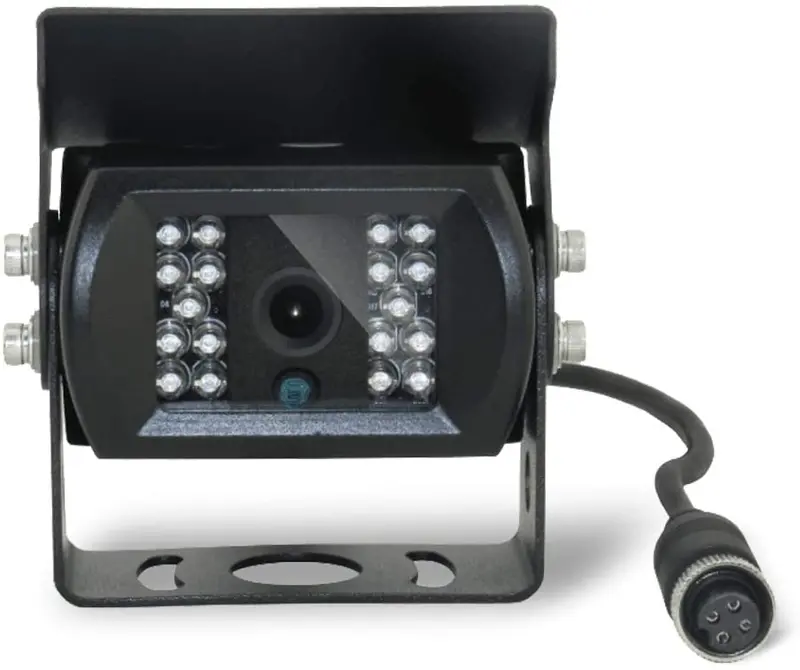 Backup Camera With 4-Pin Connector For Truck Rear View System, Universal Connector, High Level Waterproof And Superior 18 Infrared Led Night Vision 1