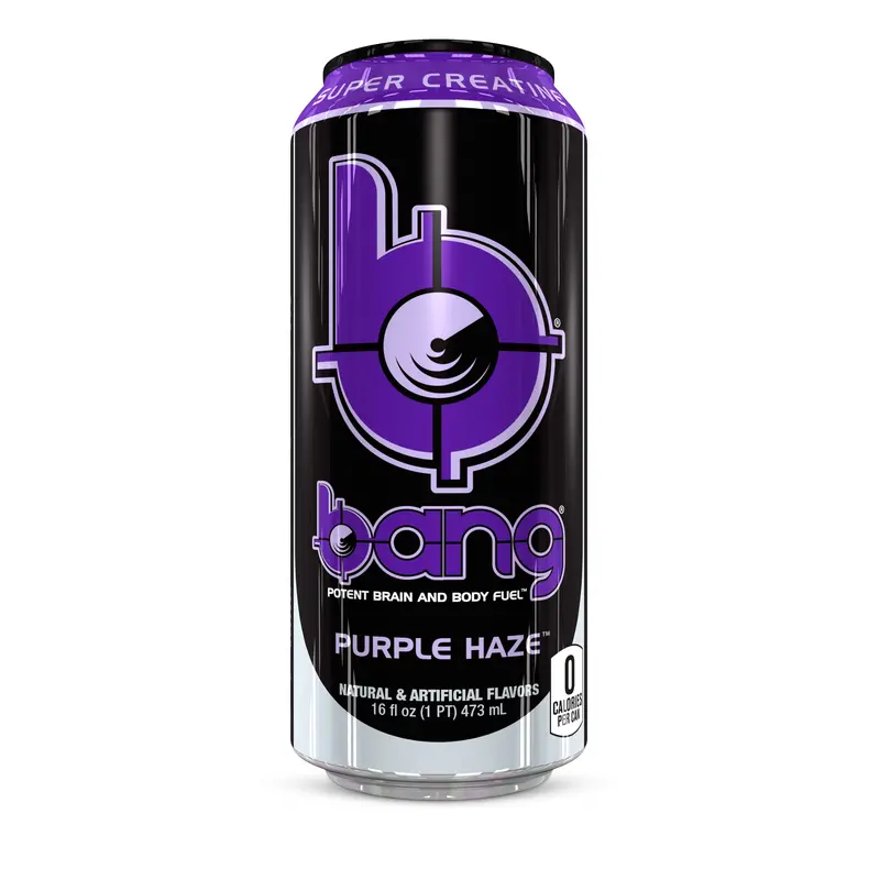 Bang Purple Haze Energy Drink With Super Creatine, 16 Oz Can 1
