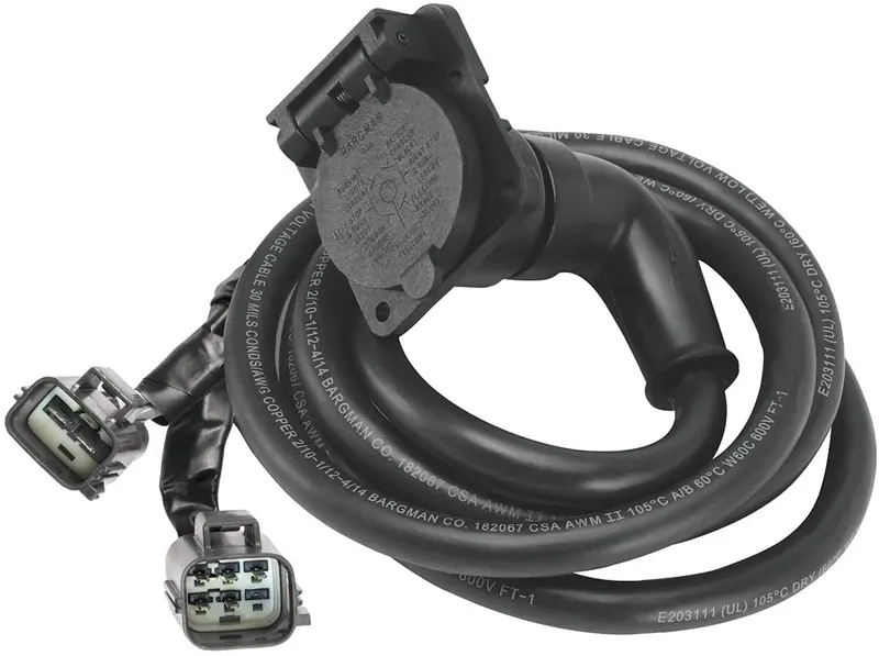 Bargman 54701-007 Adapter (90 Degree 7-Way Fifth Wheel Harness Assembly With 7' Cable) 1