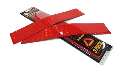 Be Smart Get Prepared Magnetic Reflector (3-Pack). Install The Magnet To Any Metal On The Front, Side Or Rear Of Your Vehicle 1