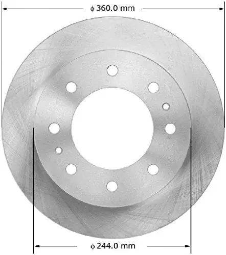 Bendix Premium Drum And Rotor Prt6075 Rear Brake Rotor 1