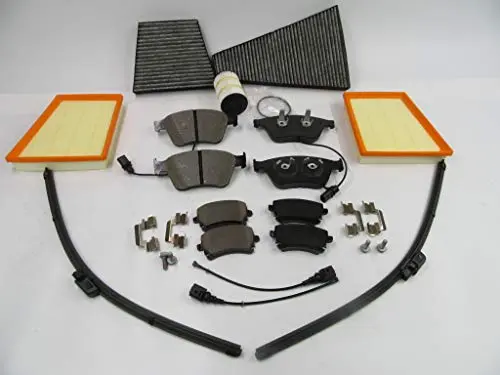Bentley Continental V8 Front Rear Brake Pads Air Oil Cabin Filters Wiper Blades #540 1