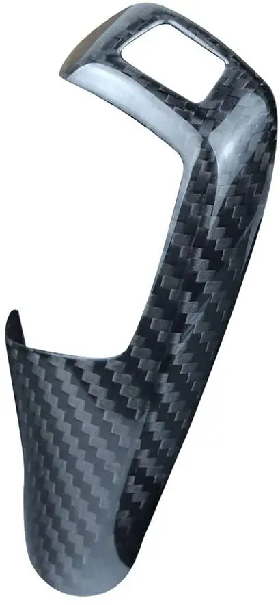 Bluecow Carbon Fiber Gear Shift Knob Cover Trim, Replacement Accessories For Bmw F01 F02 F07 F10 F11 F15 F16 F18 F20 F21 F22 F23 F30 F32 F33 F34 F35 F36 E70 E71 E70m E71m 1
