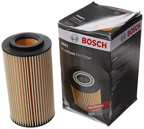Bosch 3581 Premium Filtech Oil Filter For Select Audi A3, A4, Rs3, Tt, Quattro Volkswagen Beetle, Eos, Golf, Gti, Jetta, Passat, Rabbit 1