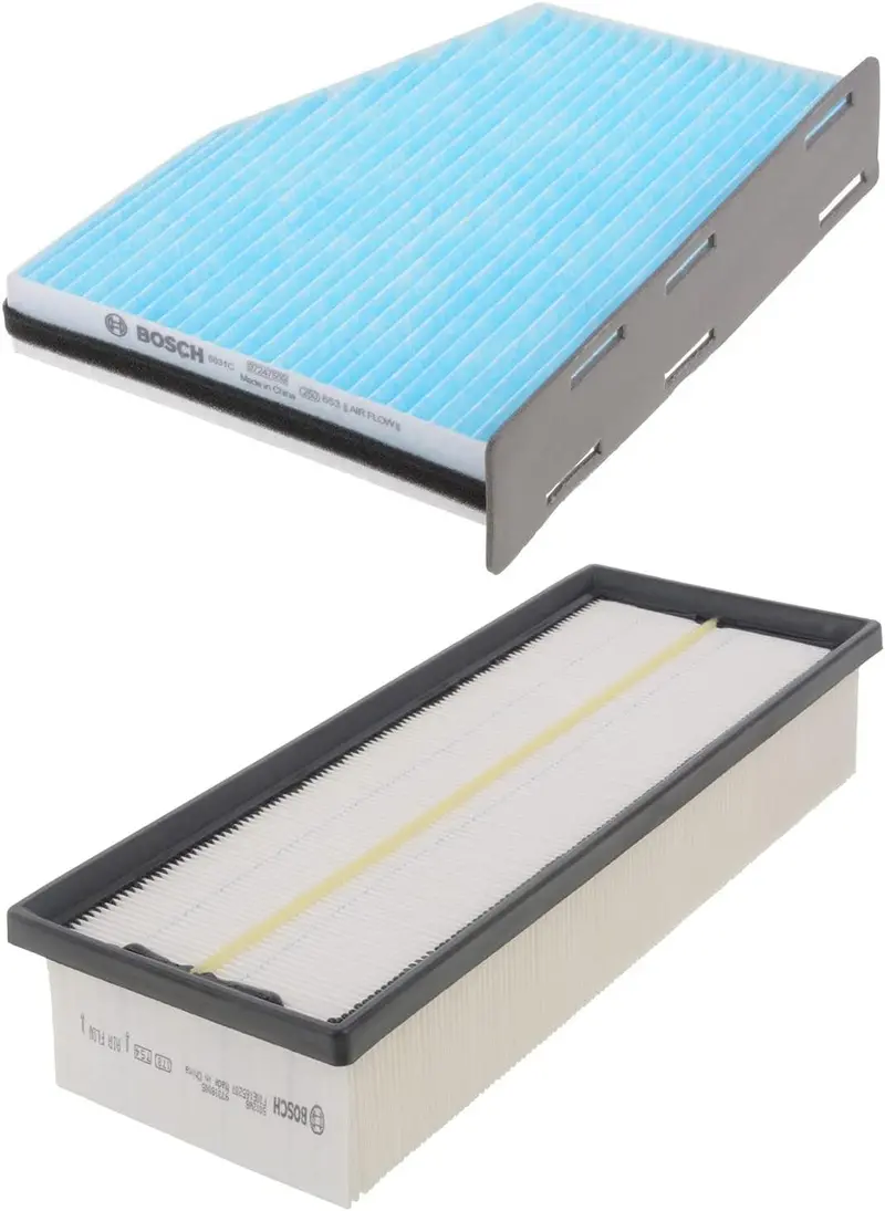 Bosch 6031C & 5012Ws Hepa Cabin Air Filter And Air Filter Bundle 1