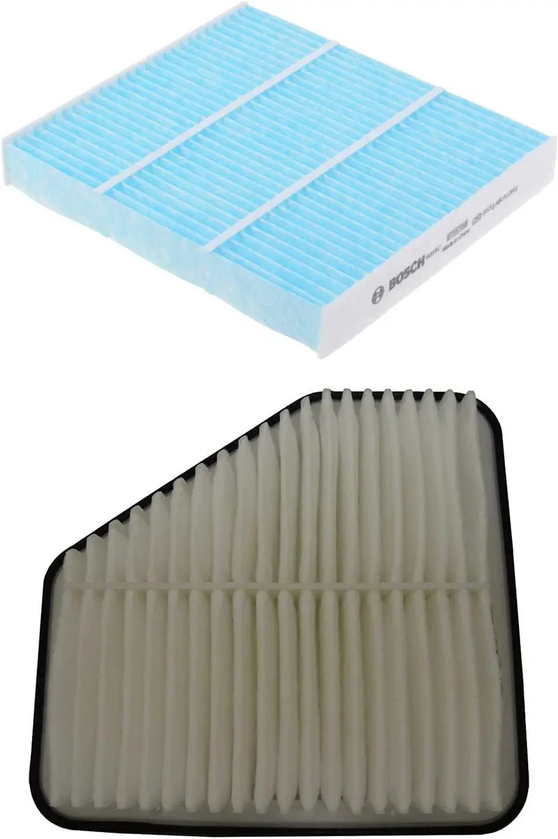 Bosch 6055C & 5520Ws Hepa Cabin Air Filter And Air Filter Bundle 1