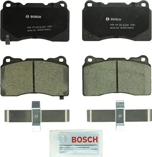Bosch Bc1049 Quietcast Premium Ceramic Disc Brake Pad Set For 2004-2008 Acura Tl; Front 1