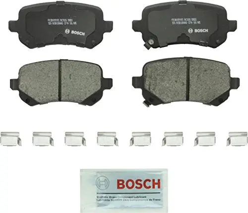 Bosch Bc1326 Quietcast Premium Ceramic Disc Brake Pad Set For Select Chrysler Town & Country; Dodge Grand Caravan, Journey; Ram C/V; Volkswagen Routan; Rear 1