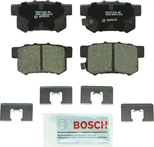 Bosch Bc536 Quietcast Premium Ceramic Disc Brake Pad Set For Select Acura Cl, El, Integra, Legend, Rdx, Rl, Tl; Honda Cr-V, Element, Odyssey; Isuzu Oasis; Rear 1