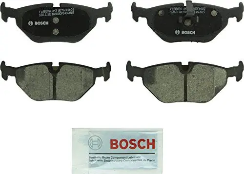 Bosch Bc763 Quietcast Premium Ceramic Disc Brake Pad Set For Select Bmw 318I, 318Is, 323I, 325Ci, 325I, 325Xi, Z4; Saab 9-5; Rear 1