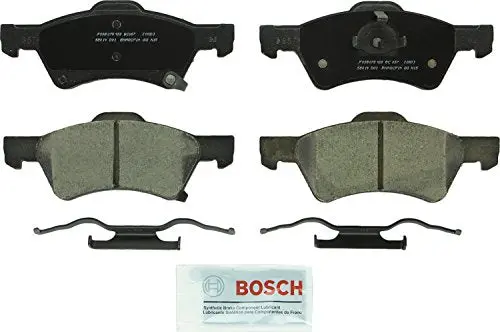 Bosch Bc857 Quietcast Premium Ceramic Disc Brake Pad Set For Chrysler: 2001-2007 Town & Country, 2003 Voyager; Dodge: 2001-2007 Caravan, 2001-2007 Grand Caravan; Front 1
