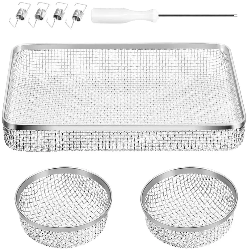 Bougerv Rv Flying Insect Screen Rv Furnace Vent Cover Rv Bug Screen Covers Water Heater Screen Stainless Steel Mesh For Rvs/Campers/Trailers (3Pack) 1