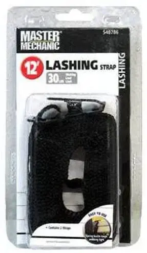 Boxer Tools Tv548786 Master Mechanic 1" X 12' Lashing Strap 1