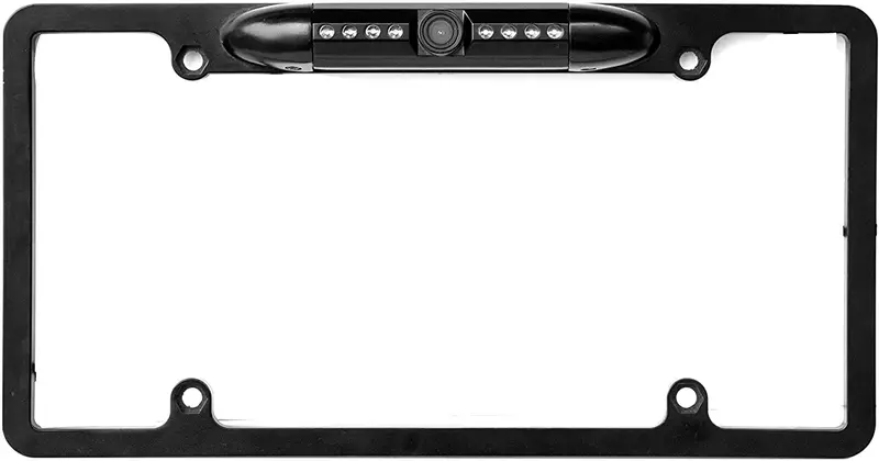 Boyo Vision Vsl300l - Full-Frame License Plate Backup Camera With Built-In Led Lights (Black) 2