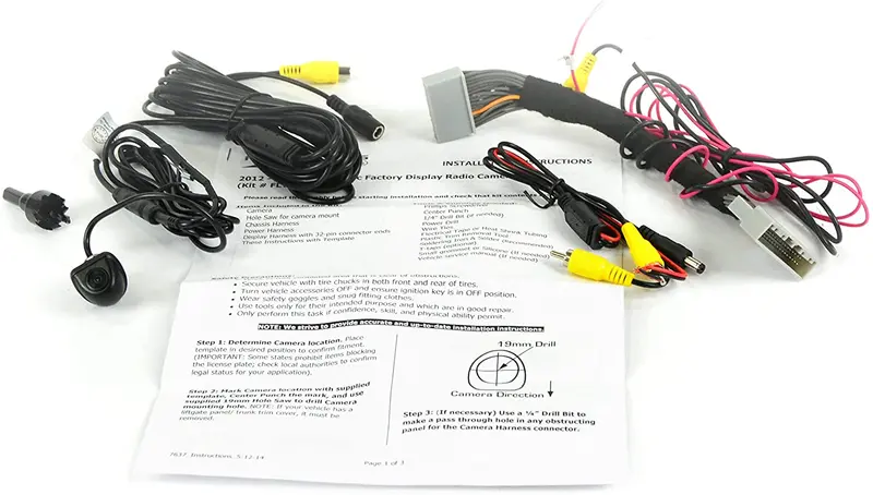 Brandmotion Fltw-7637 Rear Vision Camera For Select Honda And Acura Vehicles With Factory Display 1