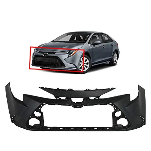 Bumpers That Deliver - Primered, Front Bumper Cover Fascia For 2020 2021 Toyota Corolla L Le Xle 20 21, To1000459 1