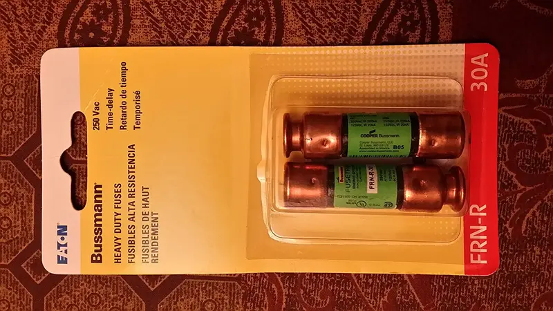 Bussman Bp/Frn-R-30 30 Amp 250 Volt Time Delay Fuse 2 Count 1