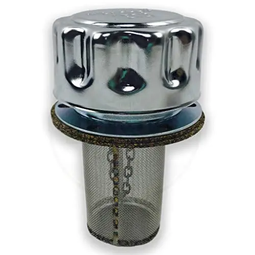 Buyers Product Hydraulic Filler-Strainer Breather Cap - 40 Micron Filtration, Model Number Tfa005715, Gray 1