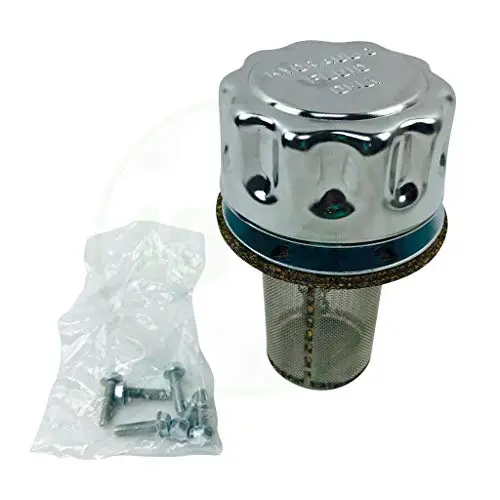 Buyers Product Hydraulic Filler-Strainer Breather Cap - 40 Micron Filtration, Model Number Tfa005715, Gray 2
