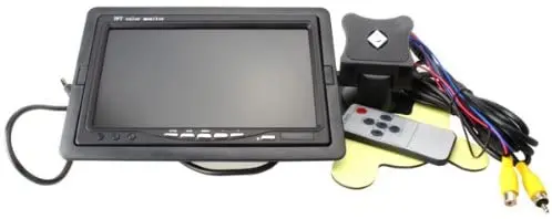Bw 7 Inch Tft Lcd Digital Car Rear View Monitor With Waterproof Car Rear View Camera Combo 2