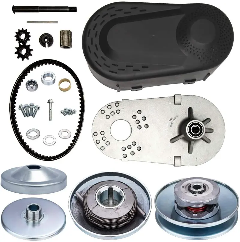 Calmmax Go Kart Torque Converter Clutch Set 3/4" 10T #40 41 420 And 12T #35 Chain For Manco Comet Tav2 30-75 218353A, 212Cc, 30 Serie 1
