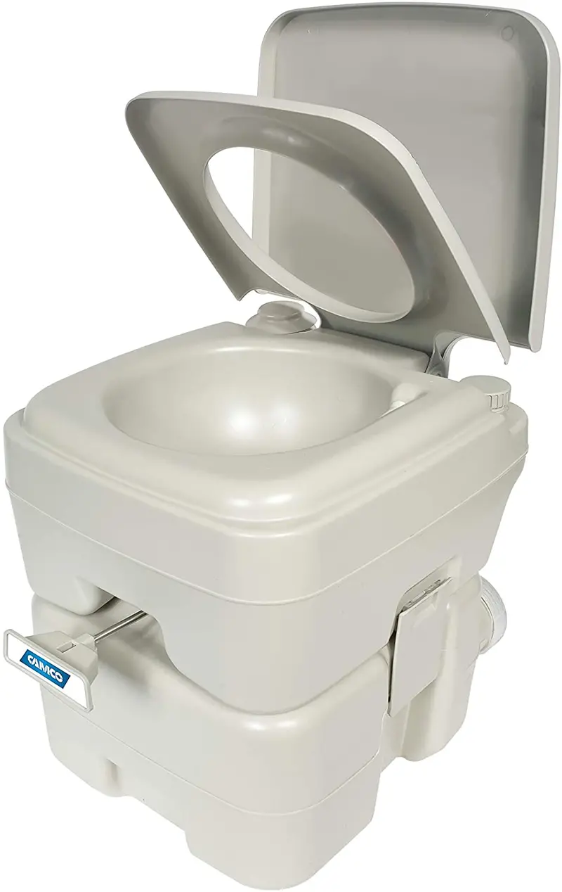 Camco 41541 Portable Travel Toilet-Designed For Camping, Rv, Boating And Other Recreational Activities - 5.3 Gallon (5.3 Gallon) 1