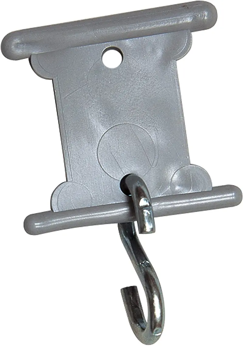 Camco Gray Rv Party Light Holder - Easily Slides Into Awning Roller Bar Channel, Each Hanger Supports Up To 15 Lbs - 7 Pack (42693) 1