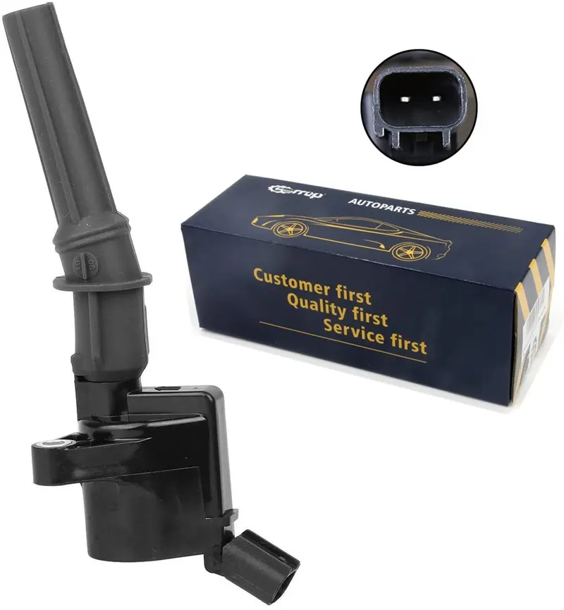Carrep Ignition Coil 4.6L 5.4L 6.8L V8 V10 Engine Coil Pack (Dg508, Black) (Dg508 Black) 1