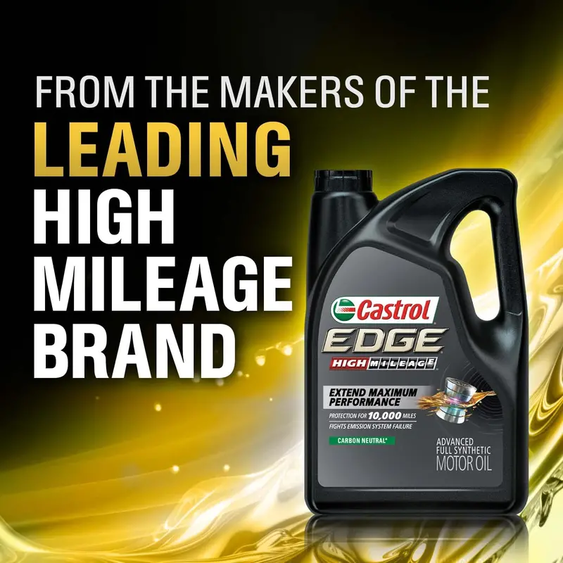 Castrol 03084C Edge 5W-30 Advanced Full Synthetic Motor Oil, 5 Quart 20
