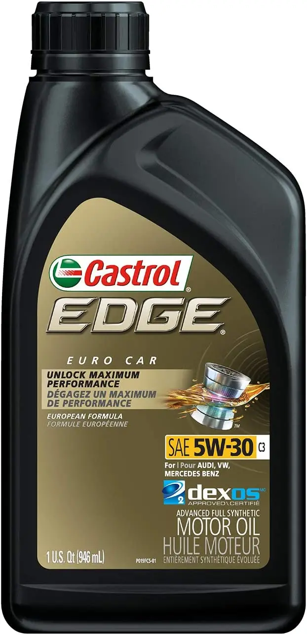 Castrol 03084C Edge 5W-30 Advanced Full Synthetic Motor Oil, 5 Quart 34