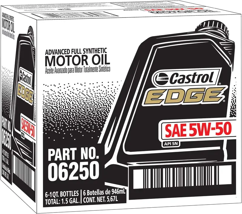 Castrol 03084C Edge 5W-30 Advanced Full Synthetic Motor Oil, 5 Quart 44