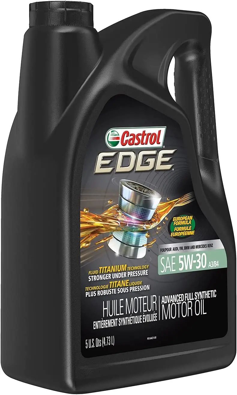 Castrol 03084C Edge 5W-30 Advanced Full Synthetic Motor Oil, 5 Quart 62