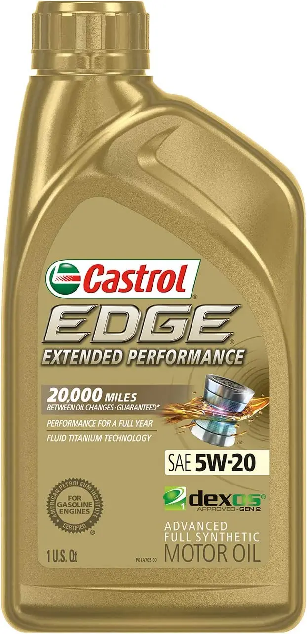 Castrol 03084C Edge 5W-30 Advanced Full Synthetic Motor Oil, 5 Quart 65