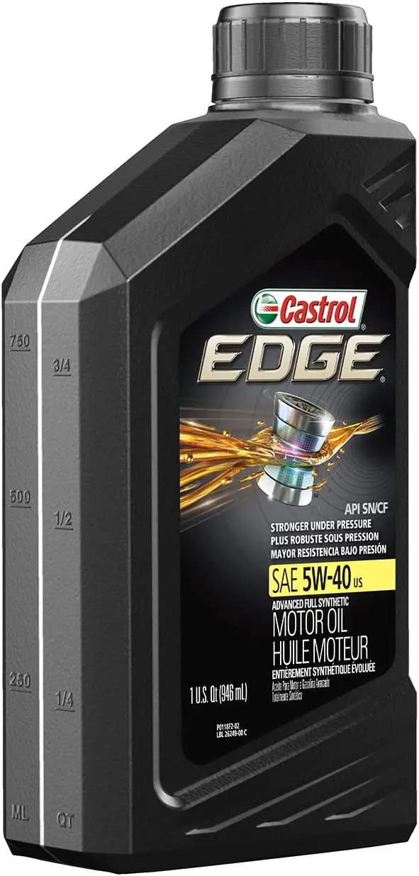 Castrol 03084C Edge 5W-30 Advanced Full Synthetic Motor Oil, 5 Quart 72