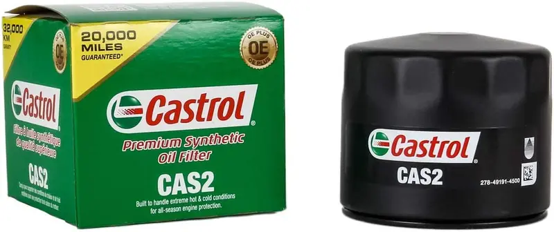 Castrol Cas10075 20,000 Mile Premium Synthetic Oil Filter 9