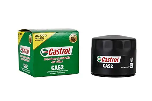 Castrol Cas2 20,000 Mile Premium Synthetic Oil Filter 1