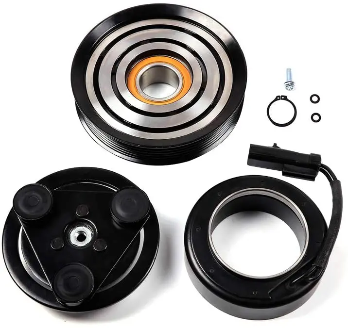 Cciyu A/C Clutch For Jeep Liberty 2006-2008 Co 10900C Auto Repair Compressors Assembly 1
