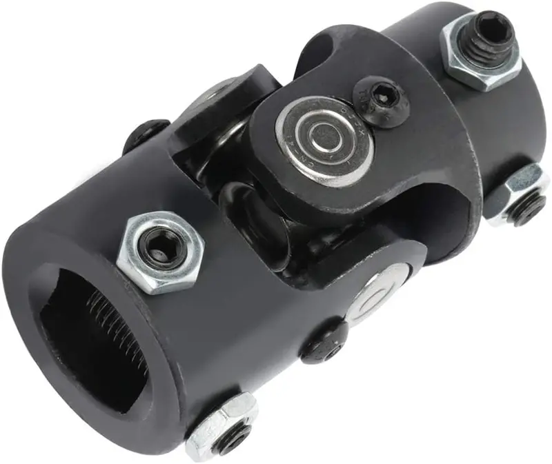Cciyu Black Steering Joints 1" Dd X 3/4" Dd U-Joint Shaft 1