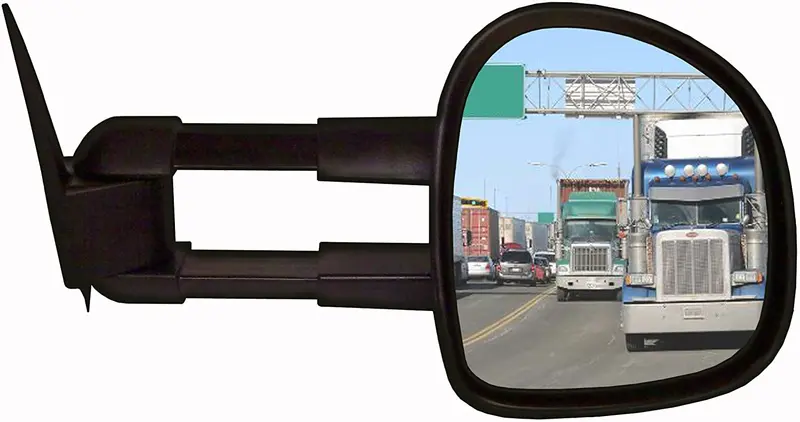 Cipa 80010 Extendable Replacement Manual Towing Mirror Fits 1988-2000 Ck Chevy/Gmc Pickup - Right Hand Side 1