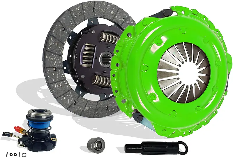 Clutch And Slave Kit Works With Bronco F150 F250 F350 Eddie Xl Xlt Special Lightning Ranger Custom 1993-1996 5.0L V8 5.8L V8 4.9L L6 Gas Ohv (Clutch Disc Stage 1) 1