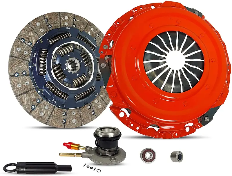 Clutch With Slave Kit Compatible With Sierra Yukon Tahoe Base Ls Lt Sl Slt Sle Extended Cab Pickup 1999-2000 5.3L 4.8L V8 Gas Ohv Naturally Aspirated (Stage 1; 04-181Rs) 1