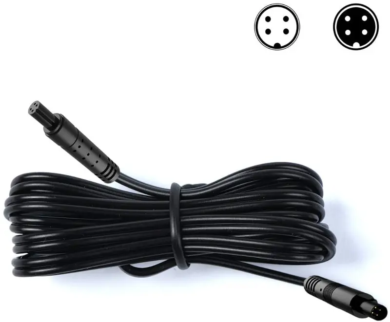Collyon (4-Pin 10Ft) Dash Cam Backup Camera Rear View Mirror Camera Recorder Cablefor Backup Camera Rear View Camera Extension Cord 1