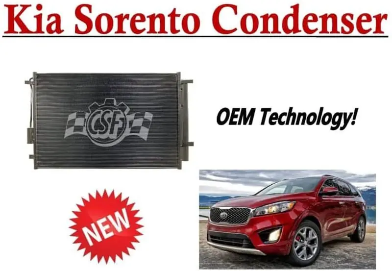 Csf For 2016-2018 Kia Sorento 3.3L A/C Condenser 10863 1