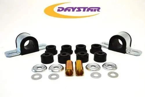 Daystar, Jeep Xj Cherokee Polyurethane Sway Bar Bushings 25Mm, Fits Cherokee And Comanche 1984 To 2001 2/4Wd, Kj05006bk, Made In America, Black 1