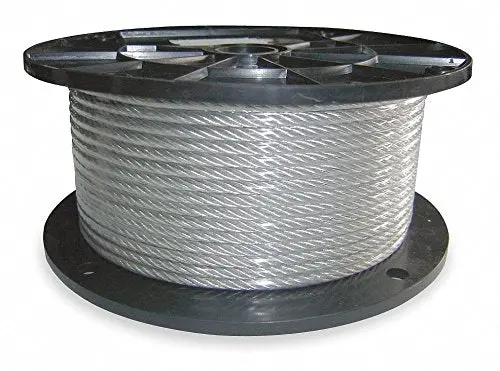 Dayton 2Tae6 Cable, 5/32 In, L 250 Ft, Wll 560 Lb 1